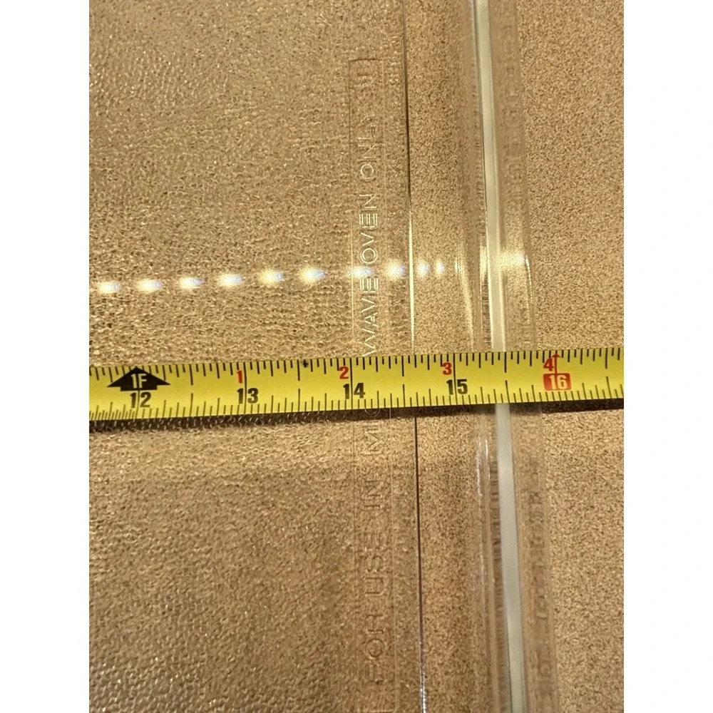 Rectangle Glass Replacement Plate Tray 15.5